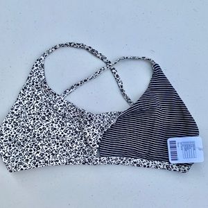 URBAN OUTFITTERS floral stripped barlette